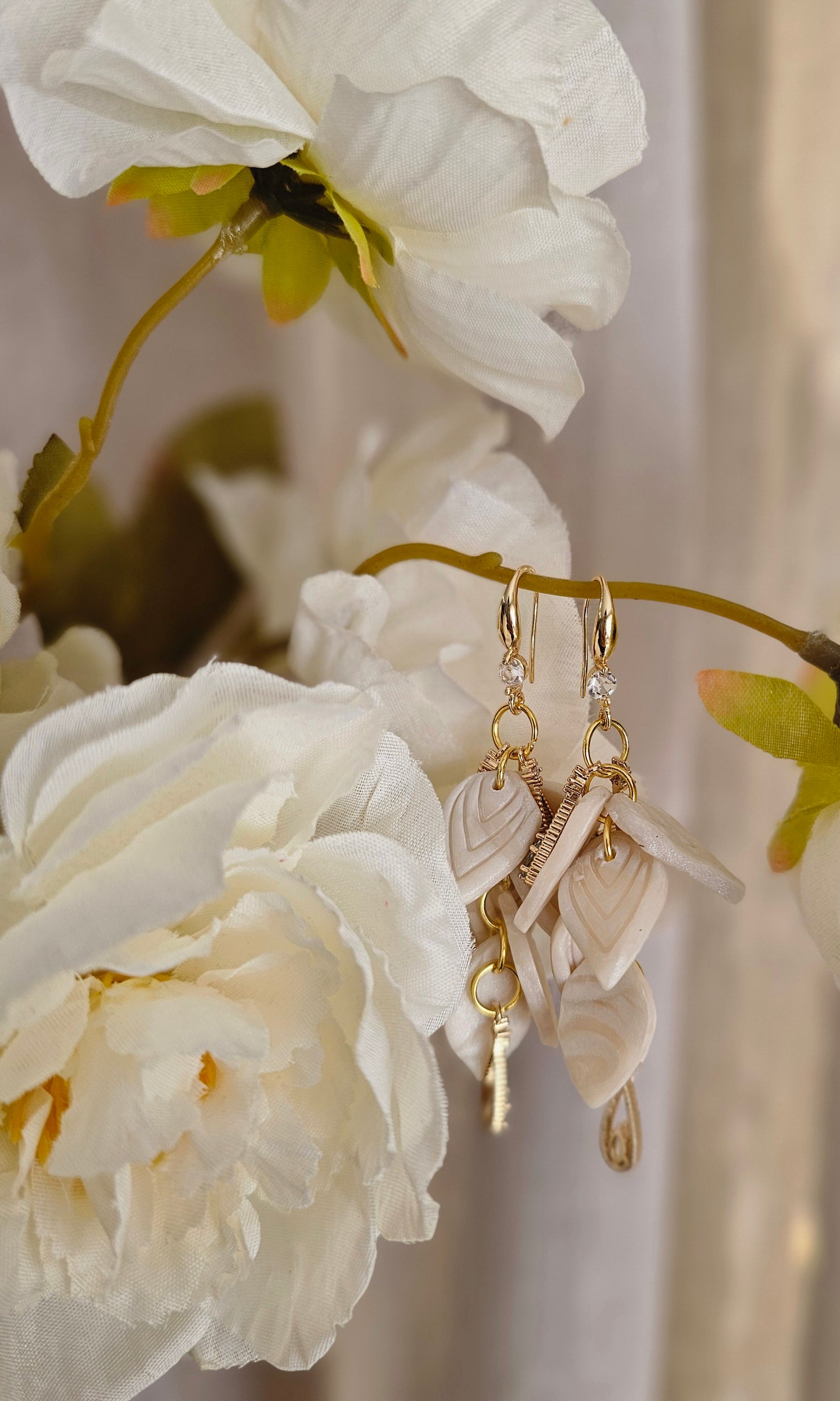 Elegant bridal earring hooks