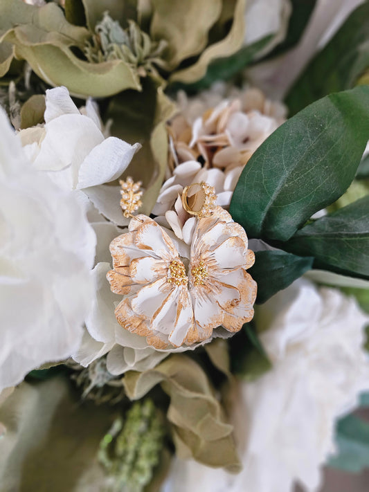 Ornate Half Floral Huggies