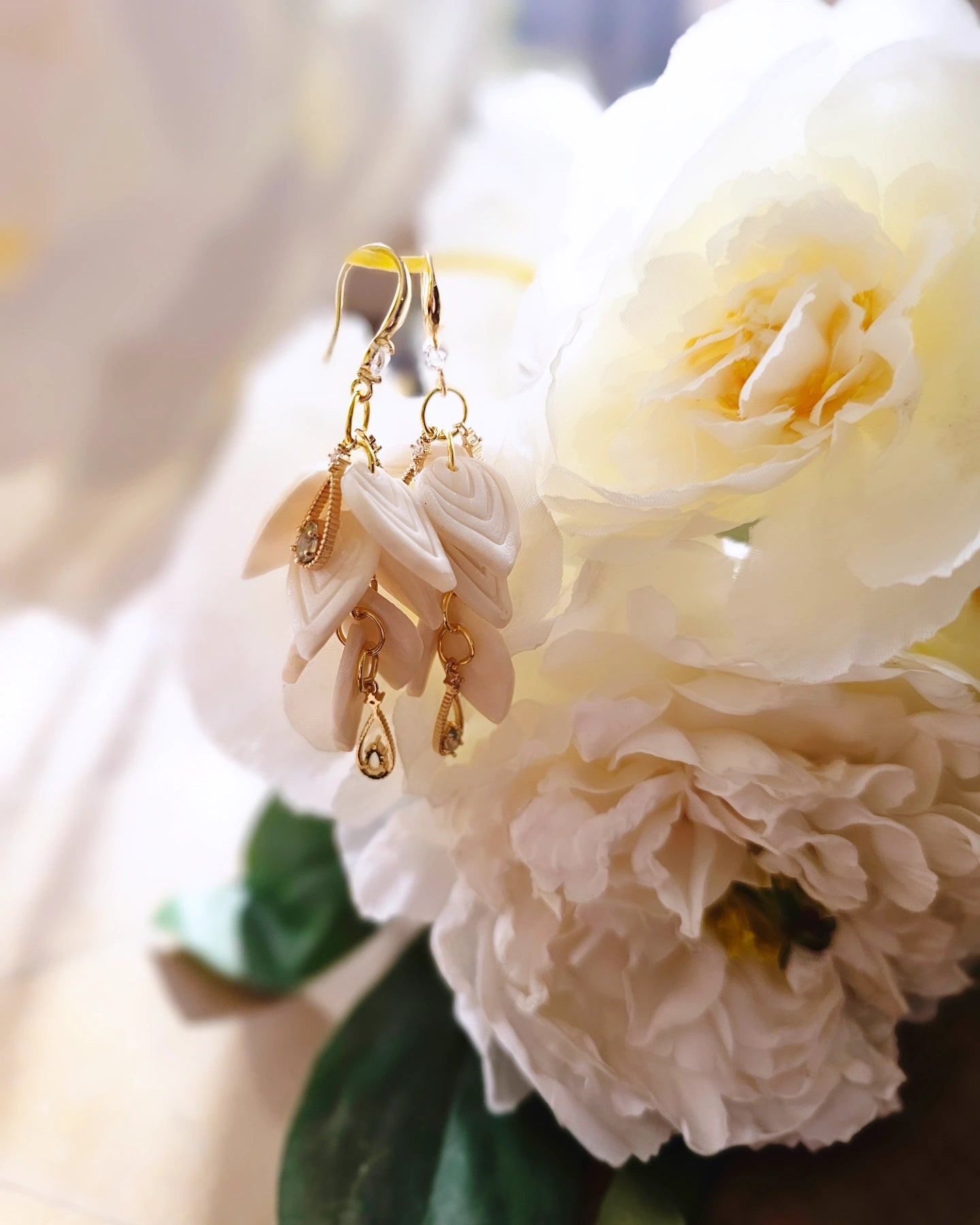 Elegant bridal earring hooks